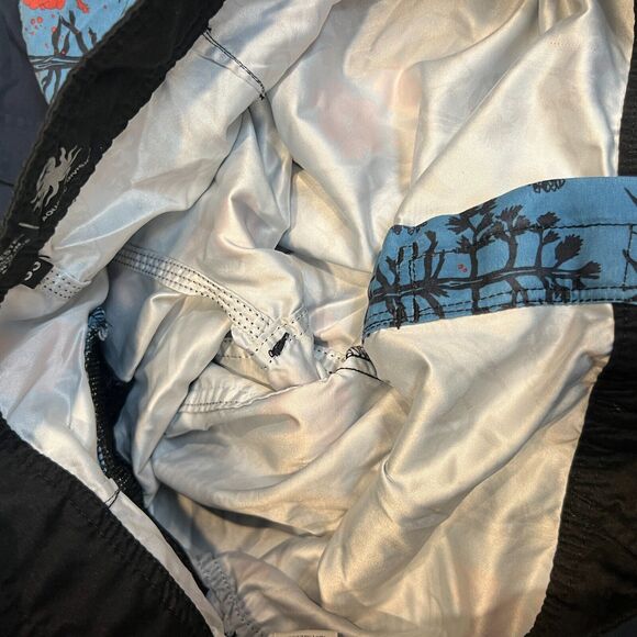 Hippy Tree Men's Size 33 Board Shorts Surf Swim Trunks Surf Pine Cone Print - Picture 5 of 8